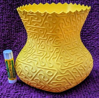 truchetsrf4 container vase bowl 3d print model - Mito3D