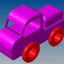 truck game art toy 3d print model - Mito3D