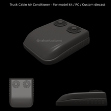 truck cabin air conditioner - model kit rc custom diecast slot mercedes benz volvo scania hauler ford 3d print model - Mito3D