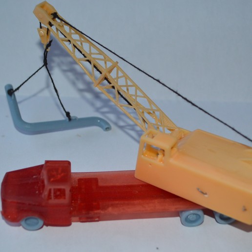 camión grúa ho juego fabricación de modelos tren juguete los trenes modelo 3D print model - Mito3D
