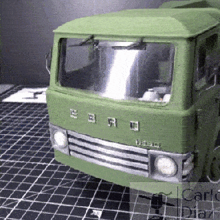 caminhão ebro d150 escala 1 18 fdm pintura modelo kit pégaso Cerveja 3d print model - Mito3D
