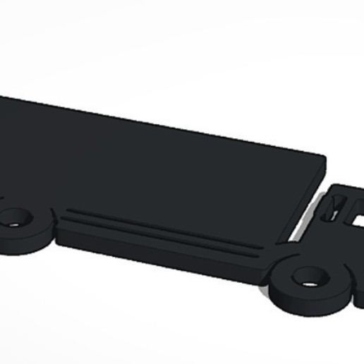 camion porte clés anneau 3D print model - Mito3D