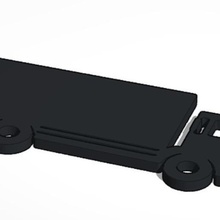 truck key ring 3d print model - Mito3D