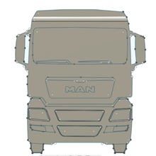 camion homme 2d 3d print model - Mito3D