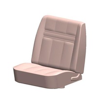 truck seat scale 1-18 3d print model - Mito3D