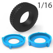 truck tire mold 1 16 game wheel scale car double diecast toy vehicle cars rc part offroad 4x4 heavyduty heavy suv 3d print model - Mito3D