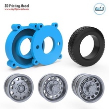 truck tire mold 3 wheels game wheel car rotation automobile vehicle rc scania silicone volvo tamiya man rubber pour copy diorama 3d print model - Mito3D