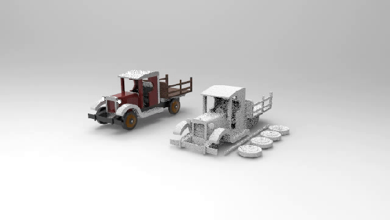 truck toys mechanical mechanic engine engineering car bus train vehicle 3d print model - Mito3D