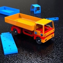 truck v1 Spiel Modell - Spielzeug mechanische 3d print model - Mito3D