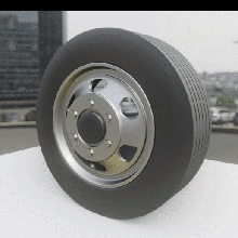 truck wheel 1 rc 1:18 1:10 1:64 1/64 1/18 1/10 tire maisto hot wheels burago rim rims model scale lorry trailer hauler 3d print model - Mito3D