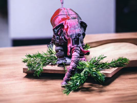 truffles 360 giratorio articulado flexi elefante articulación juguete 3d print model - Mito3D