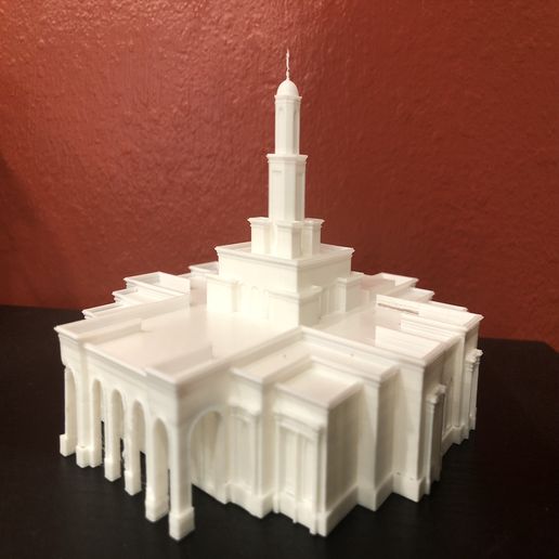 trujillo peru temple architecture lds church temples mormon buildings structures 3D print model - Mito3D