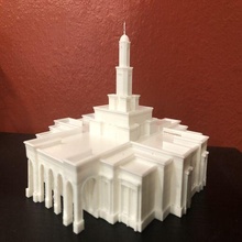 trujillo Pérou temple architecture lds église temples mormon bâtiments structures 3d print model - Mito3D