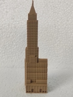 koz bina kule nast gökdelen mimari dönüm noktası Gezi yeni York Kent nyc ny us Amerikan ofis dış zamanlar Meydan 3d print model - Mito3D