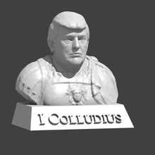 trump bust art sculptures treason traitor criminal 3d print model - Mito3D