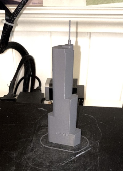 triunfo torre chicago arquitectura rascacielos donald dinero edificio hotel casa millonario economía capitalismo 3d print model - Mito3D