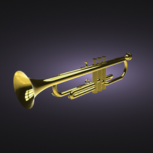 trumpet 3d print model - Mito3D