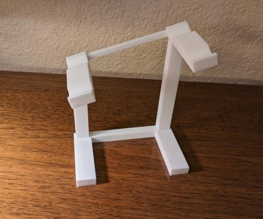 trumpet display stand Game music game audio listening 3d print model - Mito3D