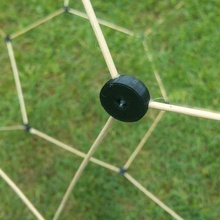 tronqué icosaèdre portant Collier pierres barbecue bâton 3d print model - Mito3D
