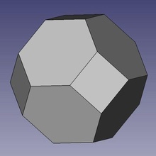 truncated octahedron math_art 3d print model - Mito3D