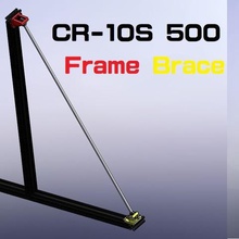 trunkey cr-10s5 frame brace gadget adjx taiwan dissifilo screw mount 2040 2020 support creality 500 cr10 3d print model - Mito3D
