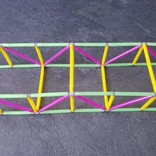 Fachwerk Brücke Art Labyrinth Hochschule DIY 3d print model - Mito3D