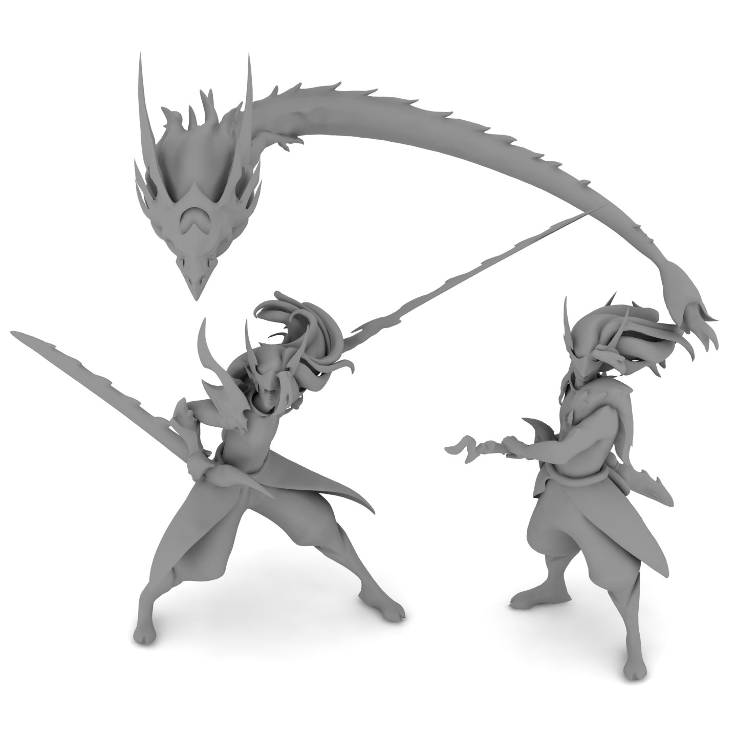 vérité dragon yasuo personnage Ligue légends lol modèle champion stl impression 3dprint Jeux accessoires art gamestoys 3D print model - Mito3D