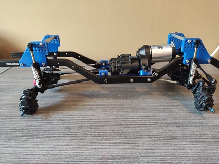 trx4 shock mounts axial crawler rc tower suspension lcg 3d print model - Mito3D