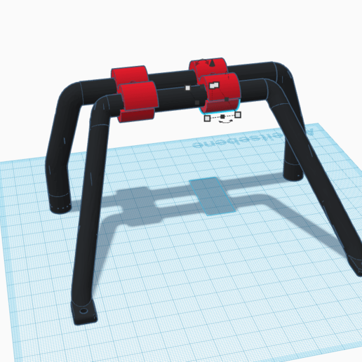 trx4 sport - rollbar tool traxxas 3D print model - Mito3D