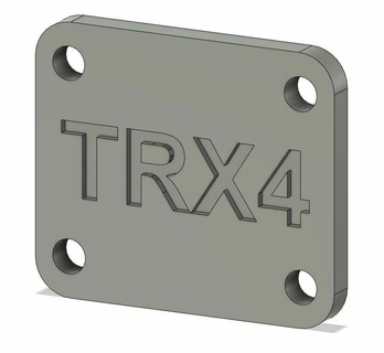 trx4m bronco spare tire delete traxxas rc 3d print model - Mito3D