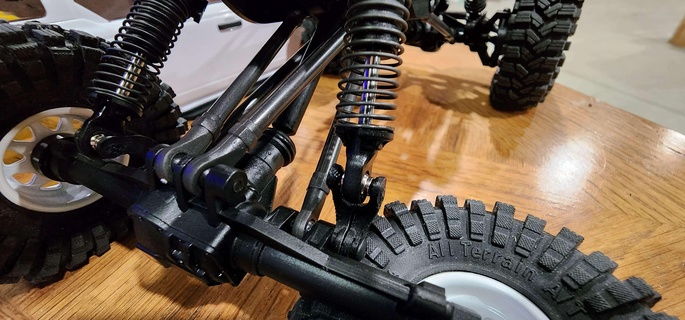 trx4m flex blades shocks suspension 3d print model - Mito3D