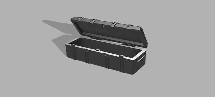 trx4m roof box Gadget traxass bronco 1/18 trunk case defender 3d print model - Mito3D