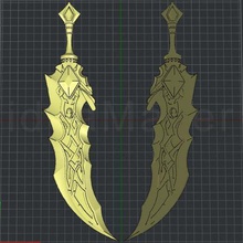 tryndamere espada liga lendas jogo lol leauge 3d print model - Mito3D