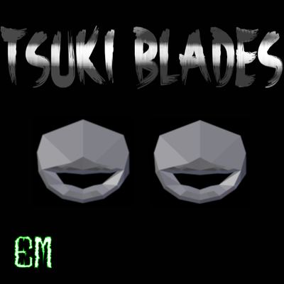 tsuki blades blade weapon weapons decor 3d print model - Mito3D