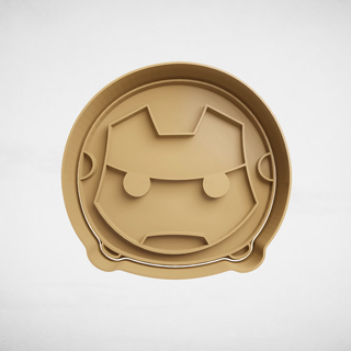tsum iron man cookie cutter cutters stl molds super heroes superheros marvel 3d print model - Mito3D