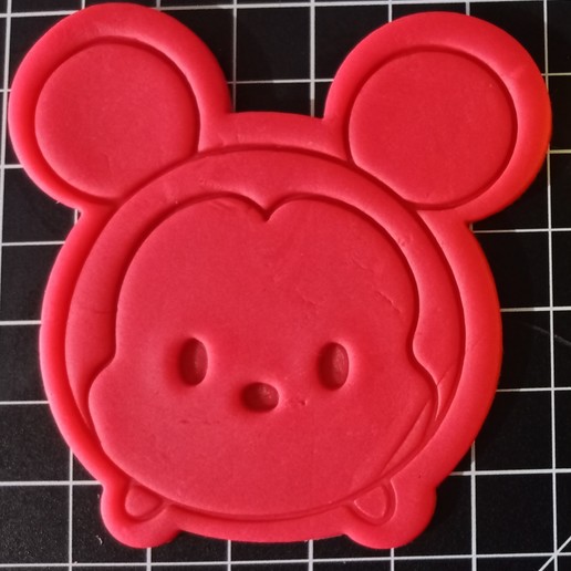 tsum Mickey biscuit coupeur 3D print model - Mito3D