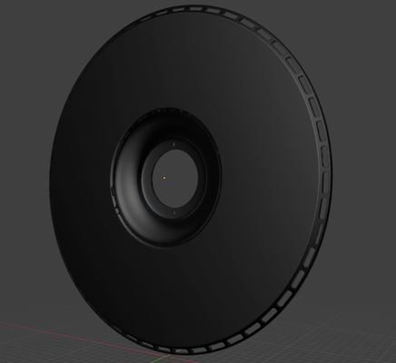 tsw aero disco 15 pollice cerchi arte 3d print model - Mito3D