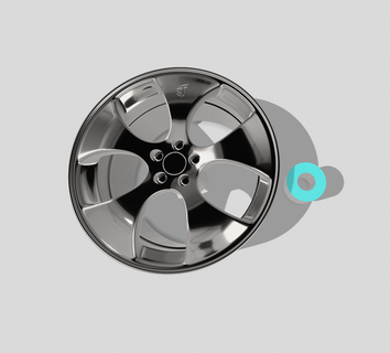tsw vx2 1 18 24 25 rim rims wheel wheels diecast autoart kyoscho 3d print model - Mito3D