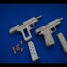 tt 33 lastik bant tabanca kabuk fırlatma 3d print model - Mito3D
