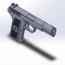 tt-33 sowjetische Pistole verschiedene Waffe Pistolen 3d print model - Mito3D