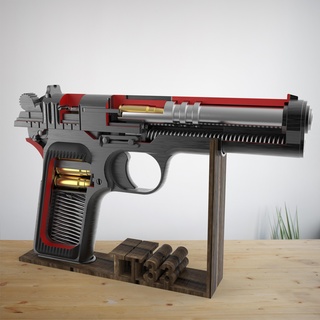 tt 33 pistola arma fuego modelo 3d print model - Mito3D