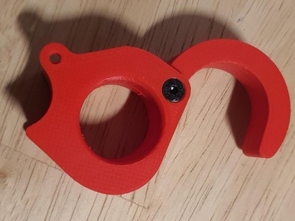 ttsr - tougher safety ring door opener covid-19 hook easy print notouchchallenge hand tools 3d print model - Mito3D
