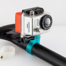 tube mount gopro gadget camera cylinder 3d print model - Mito3D