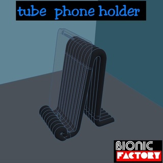 tube phone hoder holder mobile funny stand smartphone support homer print place 3d print model - Mito3D