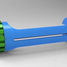 tubo exprimidor 2 trinquete pasta dental baño 3d print model - Mito3D