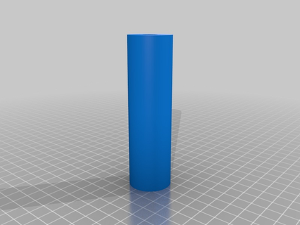 tubo fio suporte 10x10x105 personalizado argolas 3d print model - Mito3D