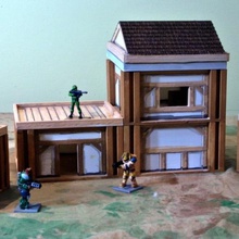 tudor wood base building set game kill team star wars legion terrain playsets 3d print model - Mito3D
