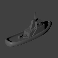 tug verschiedene Boot Schiff 3d print model - Mito3D