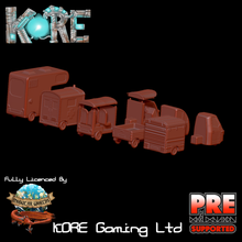 tuk agrupar modular conjunto jogos cidade moderno carro veículo espalhar terreno apocalipse 28mm infinidade necromunda caminhando morto zumbi crise protocolo mundos kore 3d print model - Mito3D