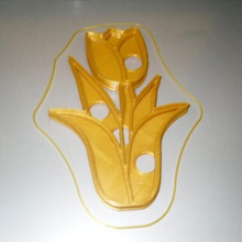 tulip cortador de cookie a casa flor dercercative 3d print model - Mito3D